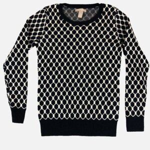 Banana Republic Black White Sweater Size Petite M